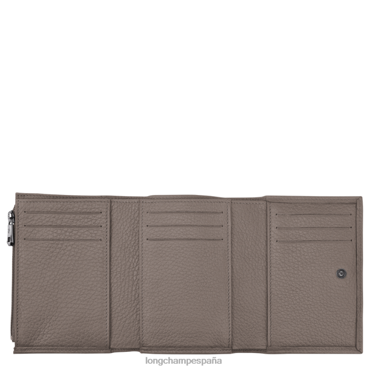 Longchamp cartera esencial roseau gris mujer Artículos de cuero 064LB573