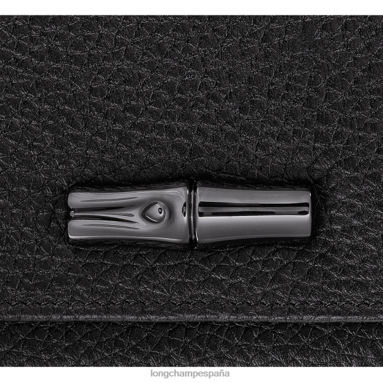 Longchamp cartera esencial roseau negro mujer Artículos de cuero 064LB571