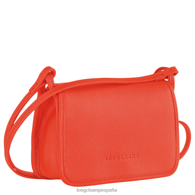 Longchamp cartera le foulonne con cadena naranja mujer Artículos de cuero 064LB328