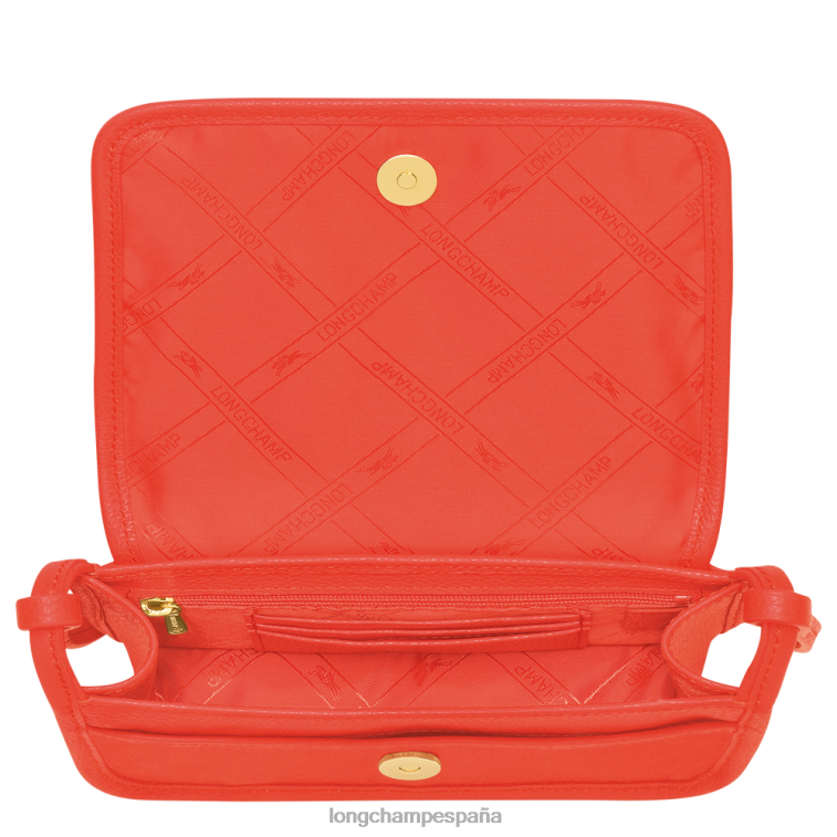Longchamp cartera le foulonne con cadena naranja mujer Artículos de cuero 064LB328