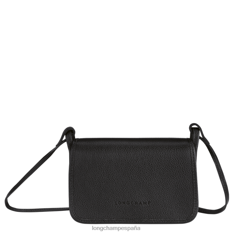 Longchamp cartera le foulonne con cadena negro mujer Artículos de cuero 064LB327