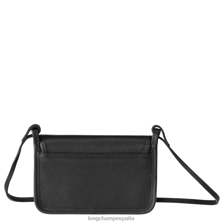 Longchamp cartera le foulonne con cadena negro mujer Artículos de cuero 064LB327