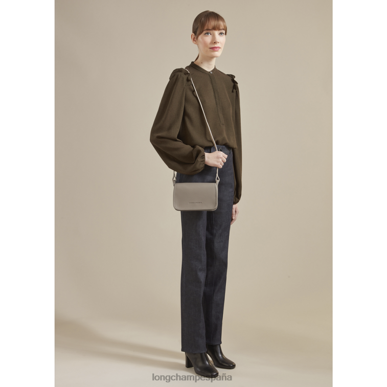 Longchamp cartera le foulonne con cadena rojo mujer Artículos de cuero 064LB330