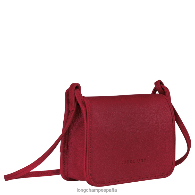 Longchamp cartera le foulonne con cadena rojo mujer Artículos de cuero 064LB330