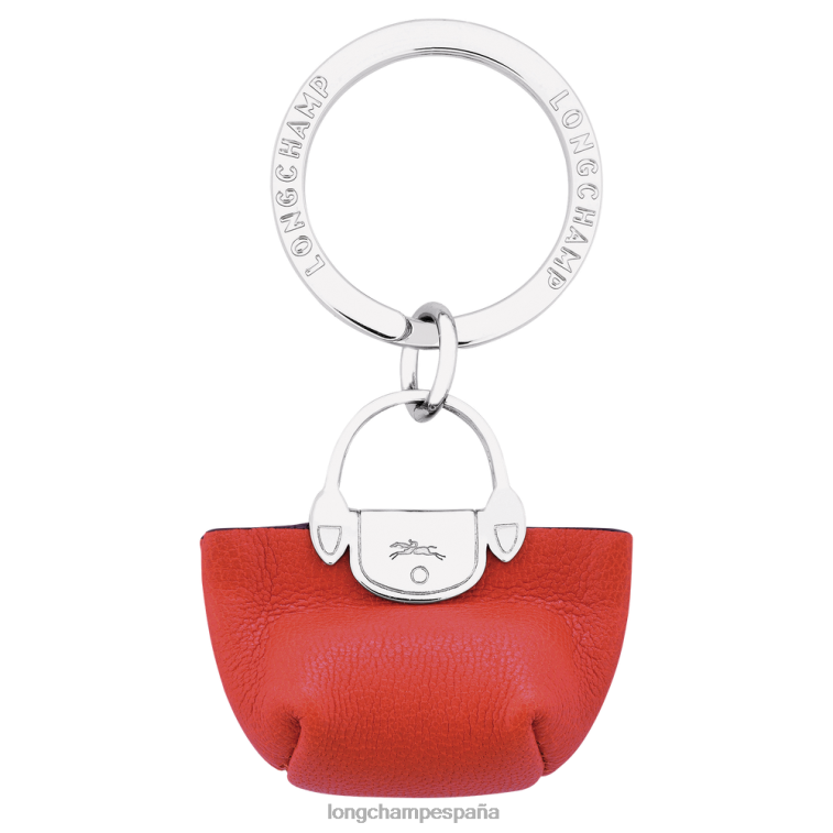 Longchamp llaveros le pliage cuir pliage naranja mujer Artículos de cuero 064LB735