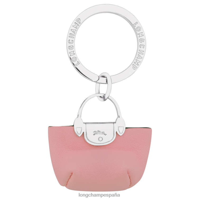 Longchamp llaveros le pliage cuir pliage rosa pétalo mujer Artículos de cuero 064LB737