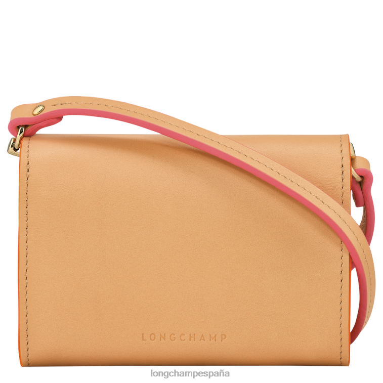 Longchamp monedero box-trot con cordón de piel vegetal mujer Artículos de cuero 064LB513