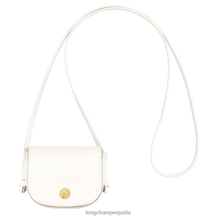 Longchamp monedero epure con encaje de piel blanco mujer Artículos de cuero 064LB532