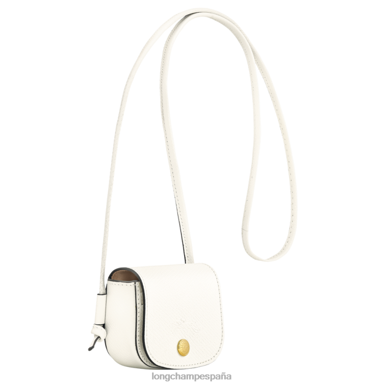 Longchamp monedero epure con encaje de piel blanco mujer Artículos de cuero 064LB532