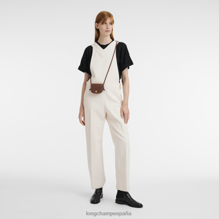 Longchamp monedero epure con encaje de piel marrón mujer Artículos de cuero 064LB533