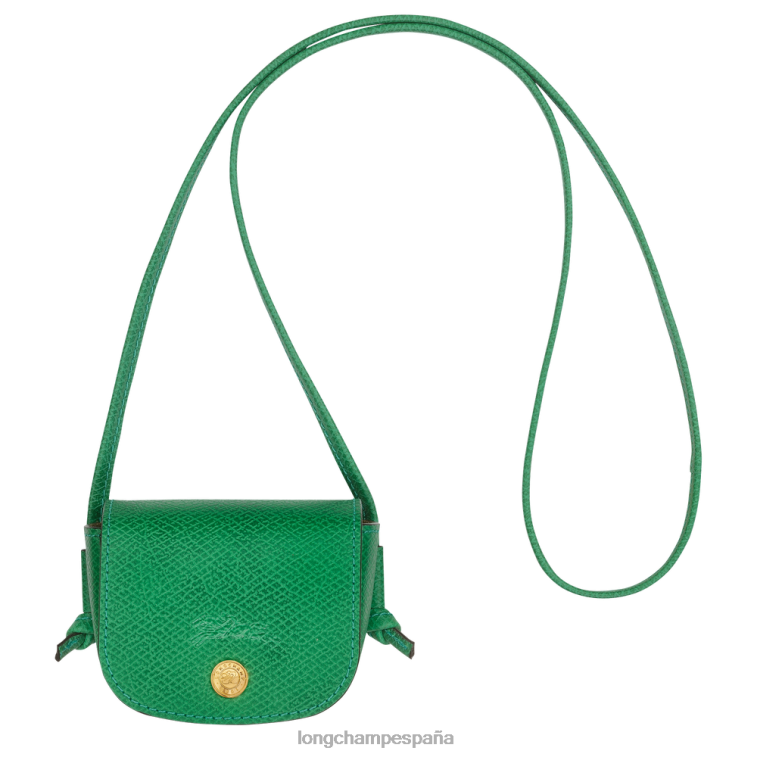 Longchamp monedero epure con encaje de piel verde mujer Artículos de cuero 064LB534