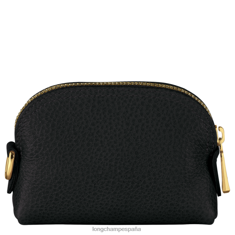 Longchamp monedero le foulonne negro mujer Artículos de cuero 064LB524