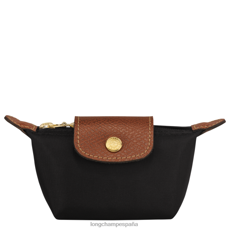 Longchamp monedero le pliage original negro mujer Artículos de cuero 064LB499