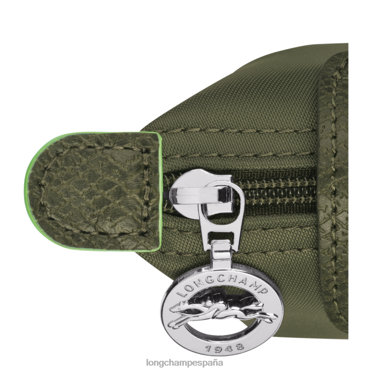 Longchamp monedero le pliage verde bosque mujer Artículos de cuero 064LB507