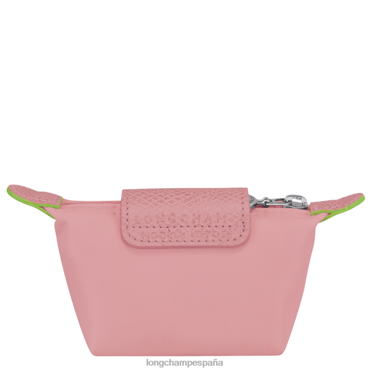 Longchamp monedero le pliage verde rosa pétalo mujer Artículos de cuero 064LB512