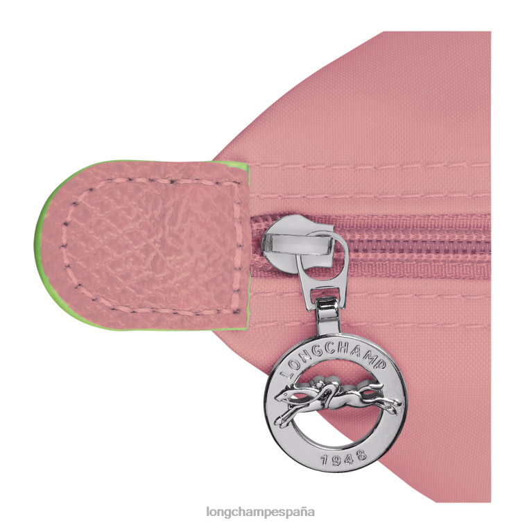 Longchamp monedero le pliage verde rosa pétalo mujer Artículos de cuero 064LB512