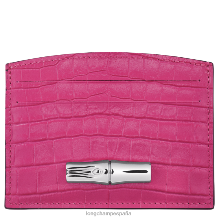 Longchamp tarjetero rosa fucsia mujer Artículos de cuero 064LB642