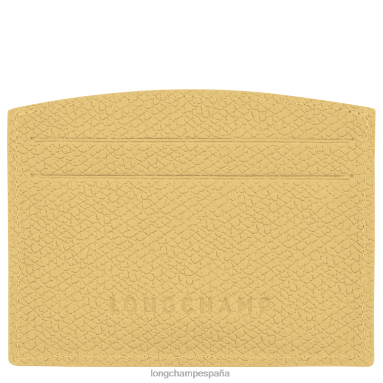 Longchamp tarjetero rosa maíz mujer Artículos de cuero 064LB638