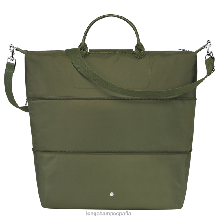 Longchamp bolsa de viaje le pliage verde ampliable bosque mujer bolsas 064LB801