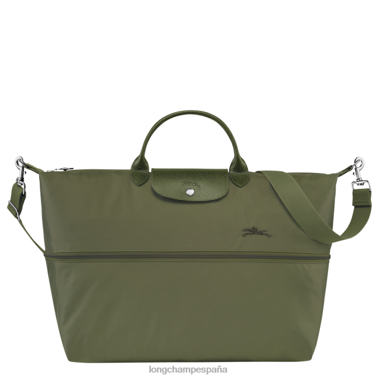 Longchamp bolsa de viaje le pliage verde ampliable bosque mujer bolsas 064LB801