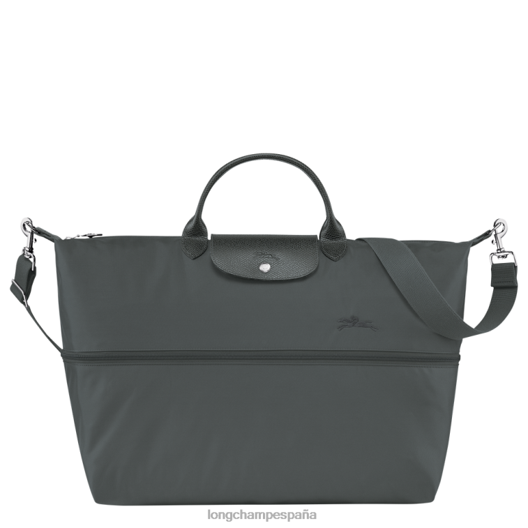 Longchamp bolsa de viaje le pliage verde ampliable grafito mujer bolsas 064LB803