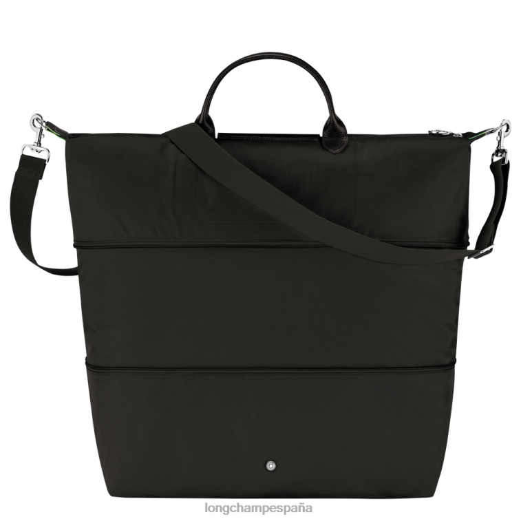 Longchamp bolsa de viaje le pliage verde ampliable negro mujer bolsas 064LB800