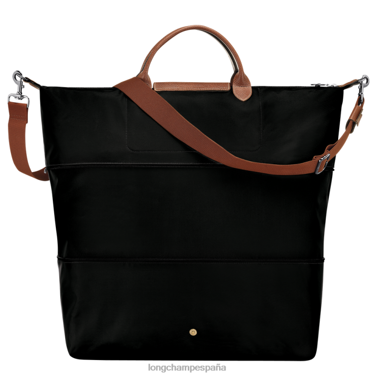 Longchamp bolsa de viaje original le pliage ampliable negro mujer bolsas 064LB819