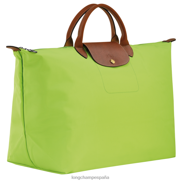 Longchamp bolsa de viaje original le pliage luz verde mujer bolsas 064LB806