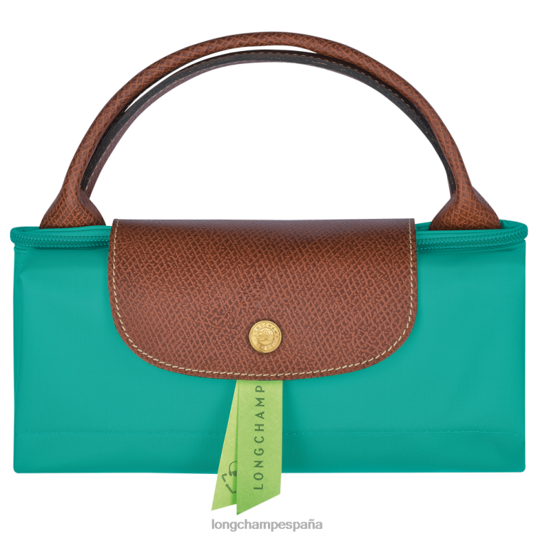 Longchamp bolsa de viaje original le pliage turquesa mujer bolsas 064LB809