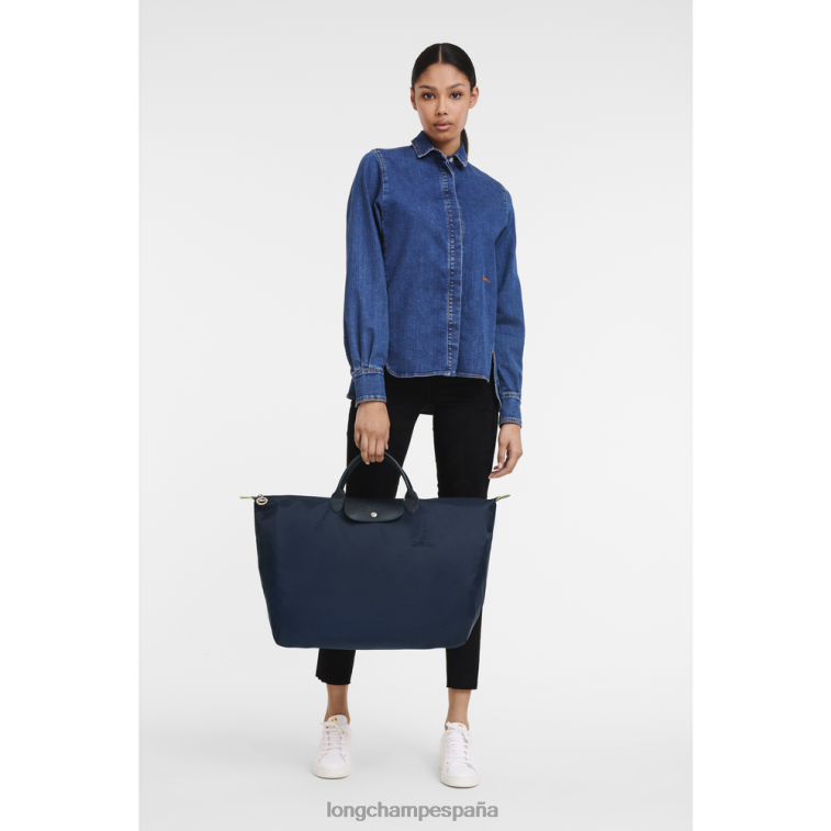 Longchamp bolsa de viaje verde le pliage Armada mujer bolsas 064LB790