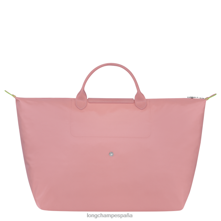 Longchamp bolsa de viaje verde le pliage rosa pétalo mujer bolsas 064LB792