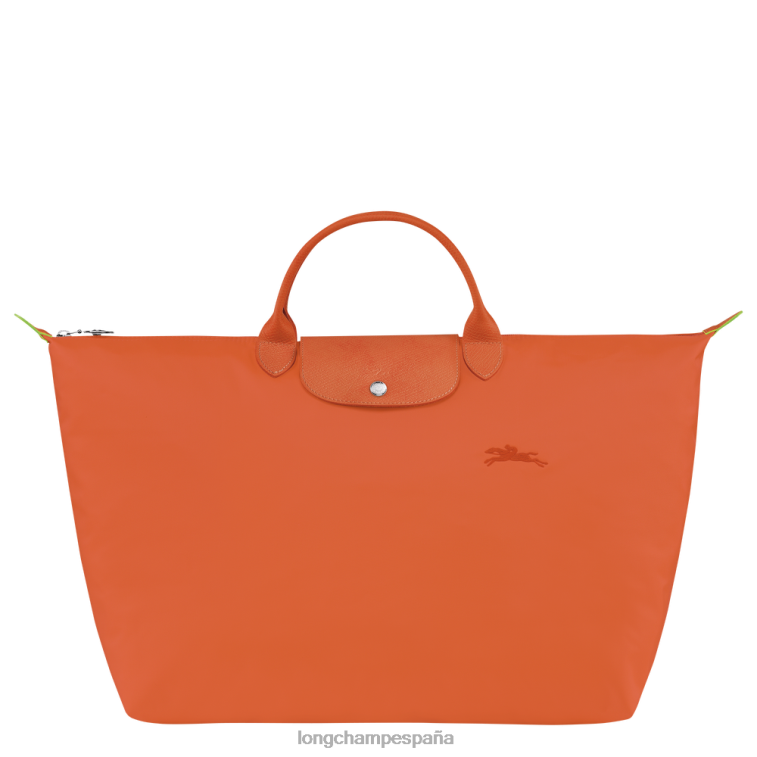 Longchamp bolsa de viaje verde le pliage zanahoria mujer bolsas 064LB791