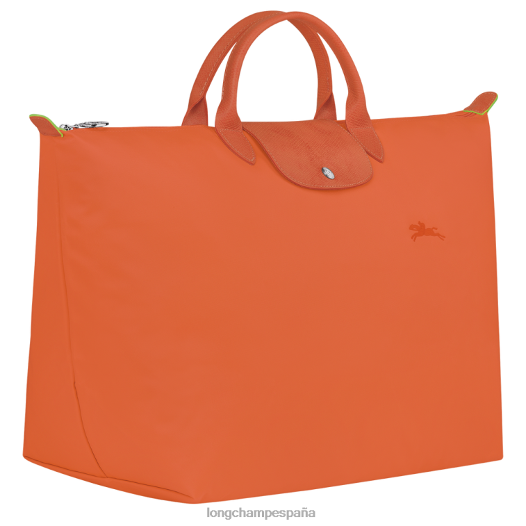 Longchamp bolsa de viaje verde le pliage zanahoria mujer bolsas 064LB791