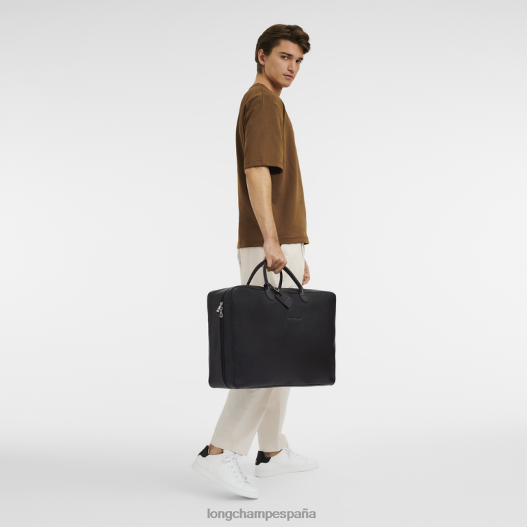 Longchamp maleta le foulonne negro mujer bolsas 064LB826